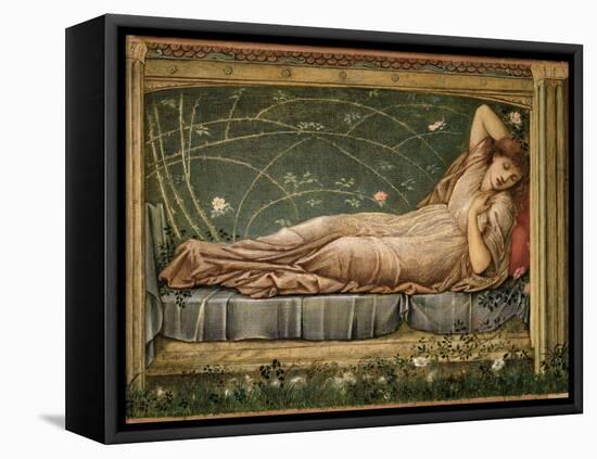 The Sleeping Beauty, 1871-Edward Burne-Jones-Framed Stretched Canvas