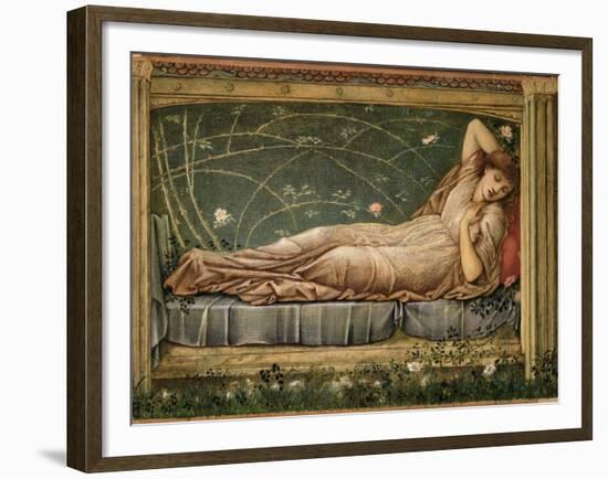 The Sleeping Beauty, 1871-Edward Burne-Jones-Framed Giclee Print