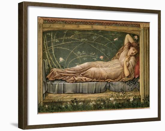 The Sleeping Beauty, 1871-Edward Burne-Jones-Framed Giclee Print