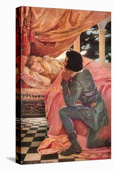 The Sleeping Beauty, 1911-Jessie Willcox-Smith-Stretched Canvas