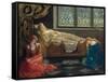 The Sleeping Beauty, 1921 (Oil on Canvas)-John Collier-Framed Stretched Canvas