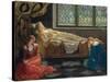 The Sleeping Beauty, 1921 (Oil on Canvas)-John Collier-Stretched Canvas