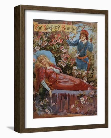 The Sleeping Beauty, Fairy Tales Children's Books Pantomimes Posters, UK, 1910-null-Framed Giclee Print