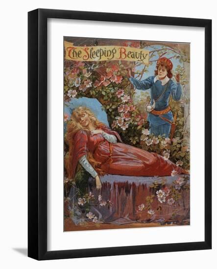 The Sleeping Beauty, Fairy Tales Children's Books Pantomimes Posters, UK, 1910-null-Framed Giclee Print