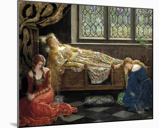 The Sleeping Beauty-null-Mounted Giclee Print