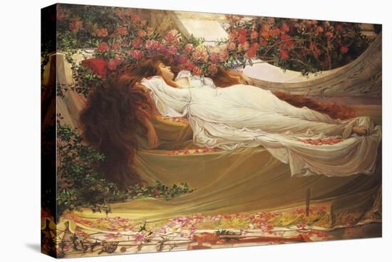 The Sleeping Beauty-Thomas Ralph Spence-Stretched Canvas
