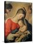 The Sleeping Christ Child-Giovanni Battista Salvi da Sassoferrato-Stretched Canvas