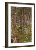 The Sleeping City: the Cemetery of Pera, Constantinople, 1856 - 1888-William Holman Hunt-Framed Giclee Print