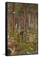 The Sleeping City: the Cemetery of Pera, Constantinople, 1856 - 1888-William Holman Hunt-Framed Stretched Canvas
