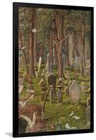 The Sleeping City: the Cemetery of Pera, Constantinople, 1856 - 1888-William Holman Hunt-Framed Giclee Print