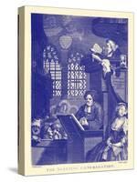 The Sleeping Congregation-William Hogarth-Stretched Canvas