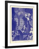 The Sleeping Congregation-William Hogarth-Framed Giclee Print