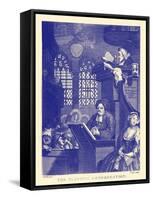 The Sleeping Congregation-William Hogarth-Framed Stretched Canvas