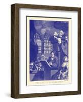 The Sleeping Congregation-William Hogarth-Framed Giclee Print