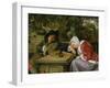 The Sleeping Couple, C.1658-60-Jan Havicksz Steen-Framed Premium Giclee Print