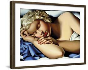 The Sleeping Girl (Kizette) I-Tamara de Lempicka-Framed Photographic Print