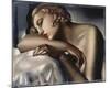 The Sleeping Girl-Tamara de Lempicka-Mounted Giclee Print