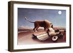 The Sleeping Gypsy, 1897-Henri Rousseau-Framed Giclee Print