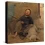 The Sleeping Itinerant-Jules Bastien-Lepage-Stretched Canvas