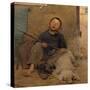 The Sleeping Itinerant-Jules Bastien-Lepage-Stretched Canvas
