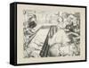 The Sleeping Palace-John Everett Millais-Framed Stretched Canvas