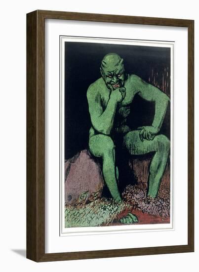 'The Sleeping Partner', 1916-Louis Raemaekers-Framed Giclee Print