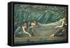 The Sleeping Princess, 1874-Edward Burne-Jones-Framed Stretched Canvas