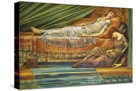 The Sleeping Princess, C.1886-88-Edward Burne-Jones-Stretched Canvas