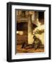 The sleeping sentinel (1654).-Carel Fabritius-Framed Giclee Print