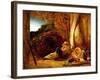 The Sleeping Shepherd, 1834-Samuel Palmer-Framed Giclee Print