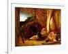 The Sleeping Shepherd, 1834-Samuel Palmer-Framed Giclee Print