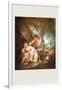 The Sleeping Shepherdess-Francois Boucher-Framed Art Print