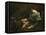 The Sleeping Spinner, 1853-Gustave Courbet-Framed Stretched Canvas