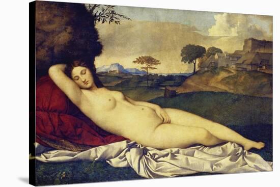 The Sleeping Venus, about 1510-Giorgio da Castelfranco, called Giorgione-Stretched Canvas