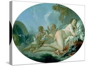 The Sleeping Venus-Francois Boucher-Stretched Canvas