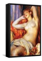 The Sleeping-Pierre-Auguste Renoir-Framed Stretched Canvas