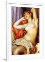 The Sleeping-Pierre-Auguste Renoir-Framed Art Print