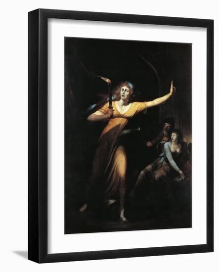 The Sleepwalking Lady Macbeth, 1781-1784-Henry Fuseli-Framed Giclee Print