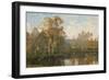 The Sleepy River Somme, 1897-Alfred East-Framed Giclee Print