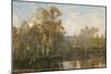 The Sleepy River Somme, 1897-Alfred East-Mounted Giclee Print