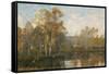The Sleepy River Somme, 1897-Alfred East-Framed Stretched Canvas