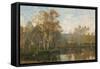 The Sleepy River Somme, 1897-Alfred East-Framed Stretched Canvas