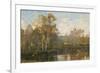 The Sleepy River Somme, 1897-Alfred East-Framed Giclee Print