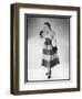 The Sleeves are Cut with the Upper Bodice and Fitted to a Deep Waist Band-null-Framed Art Print