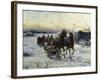 The Sleigh Ride-Alfred Kowalski-Framed Giclee Print