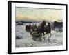 The Sleigh Ride-Alfred Kowalski-Framed Giclee Print