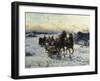 The Sleigh Ride-Alfred Kowalski-Framed Giclee Print