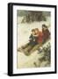 The Sleighride-George S. Knowles-Framed Giclee Print