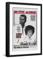 The Slender Thread, Sidney Poitier, Anne Bancroft, 1965-null-Framed Art Print