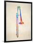 The Slid Trombone-Dan Sproul-Framed Art Print